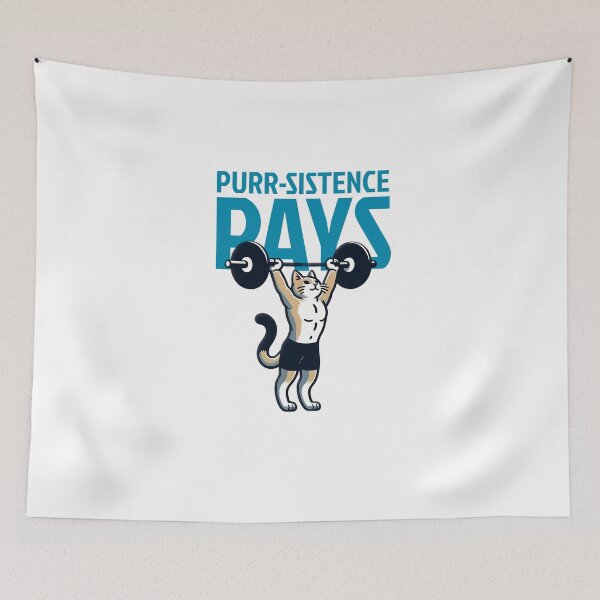 Item preview, Purr-sistence Pays: Crossfitter cat designed and sold by Purrformance.