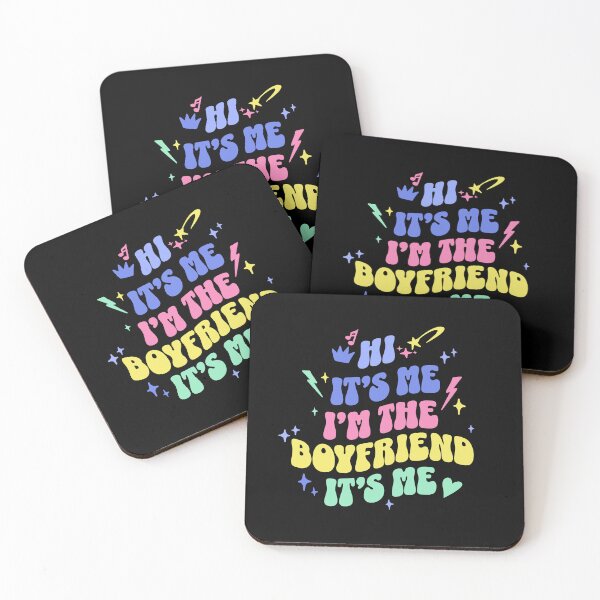 Item preview, Retro Pop Swiftie Couple art Funny Couple I'm The Boyfriend Announcement II designed and sold by franzandsabina.