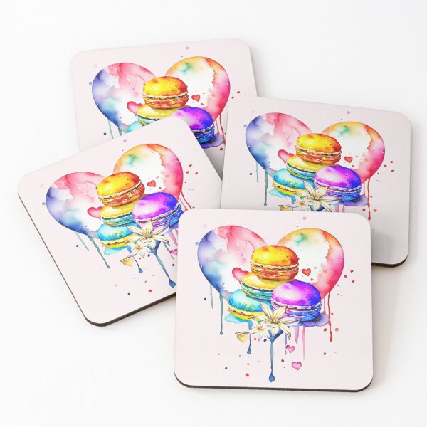 Item preview, Watercolor Macarons designed and sold by HolidayBug.