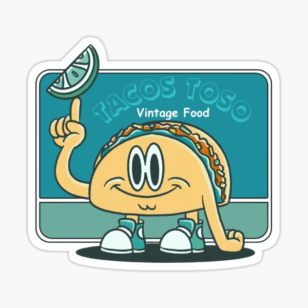 Item preview, Funny tacos - Vintage food designed and sold by MOA-STYLE.