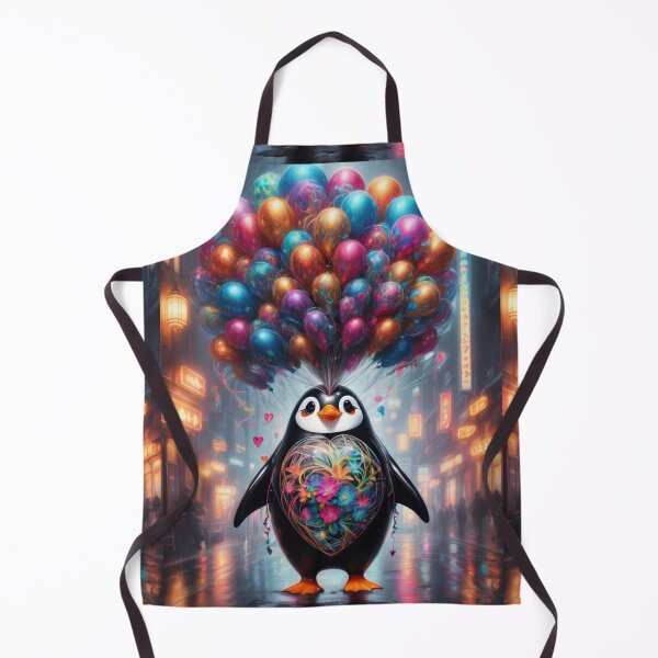 Item preview, Penguin Loves Beautiful Balloons  designed and sold by BotunPeony.