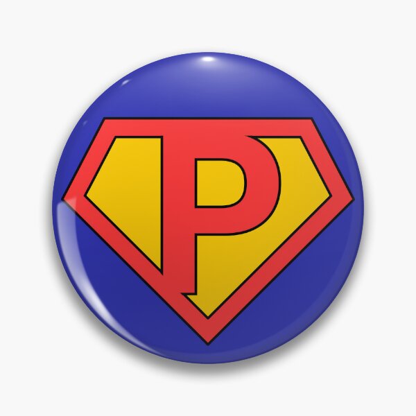Item preview, Letter P | Super Letter | Red and Yellow designed and sold by Christiana-Art.