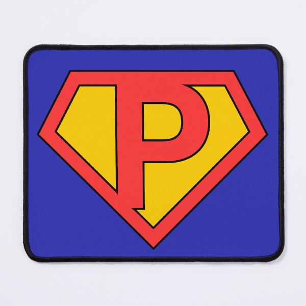 Item preview, Letter P | Super Letter | Red and Yellow designed and sold by Christiana-Art.