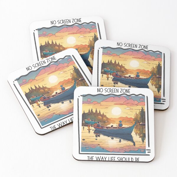 Item preview, No Screen Zone | The Way Life Should Be designed and sold by OtterLakeCo.