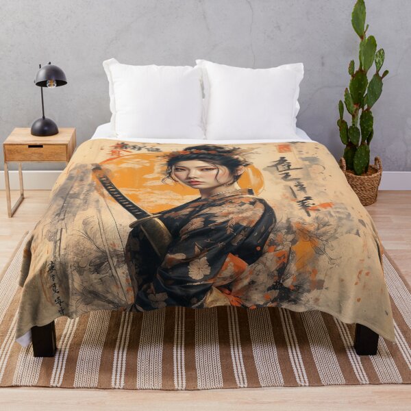 Item preview, Samurai Bloom: A Harmonious Fusion of Beauty and Might designed and sold by ArtLab-store.