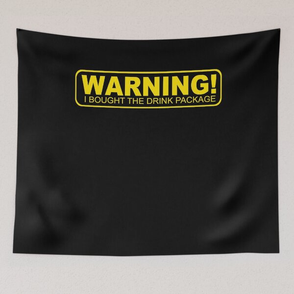 Item preview, Warning I Bought The Drink Package Cruise Ship Vacation designed and sold by Kieran Abbott.