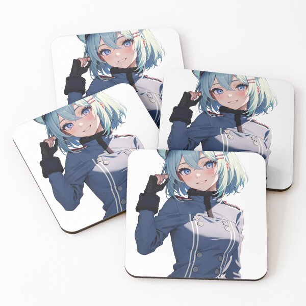 Item preview, Cute Anime Girl, Mayoi Shigure - Blue Archive designed and sold by iloveanimechibi.