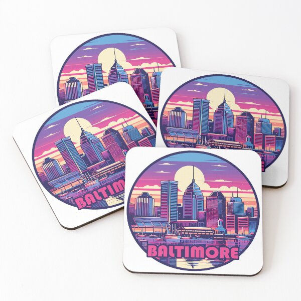 Item preview, Baltimore Skyline Vintage 90s designed and sold by TKsTees.