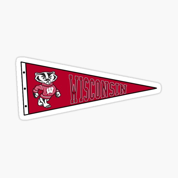 Vista previa del artículo con la obra «Banderín de UW-Madison», diseñado y vendido por N-greer27.