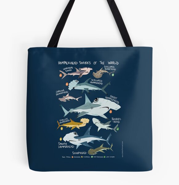 Hammerhead Shark - Tote Bag - Because Tees