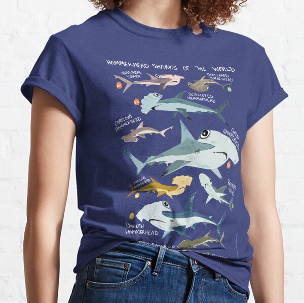 Hammerhead Sharks of the World Classic T-Shirt