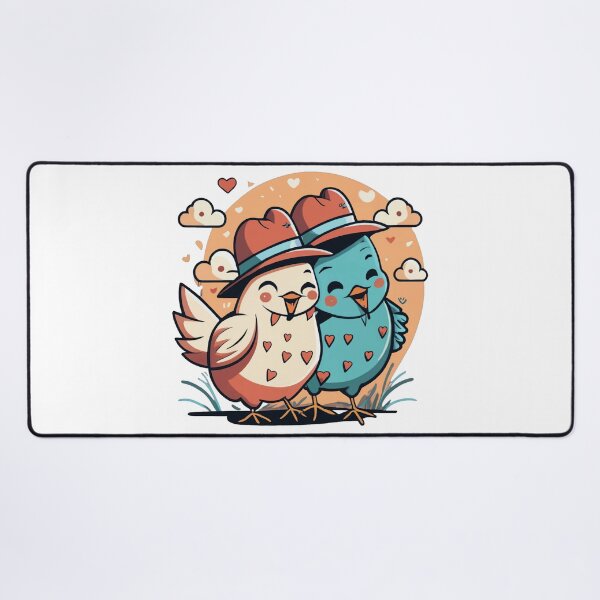 Item preview, Chickens in love. Heart designed and sold by MagelliShop.