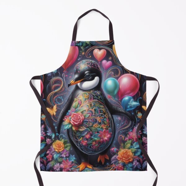 Item preview, Penguin Loves Beautiful Balloons And Flowers  designed and sold by BotunPeony.