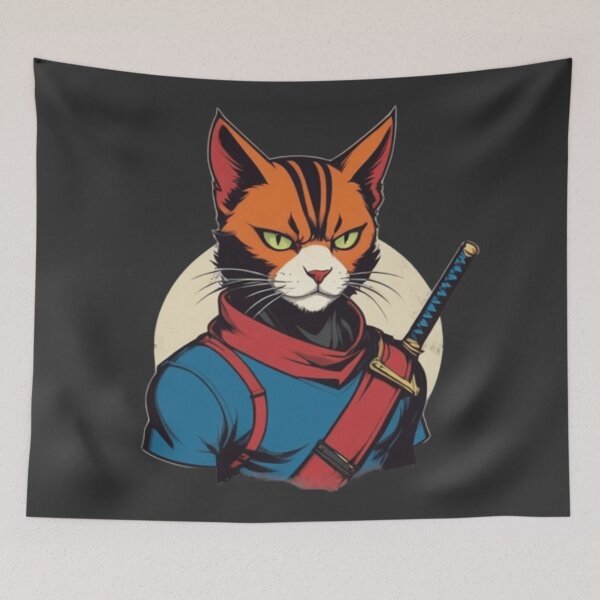 Item preview, Assassin cat designed and sold by Shtex.