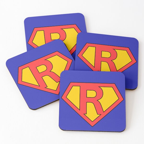 Item preview, Letter R | Super Letter | Red and Yellow designed and sold by Christiana-Art.