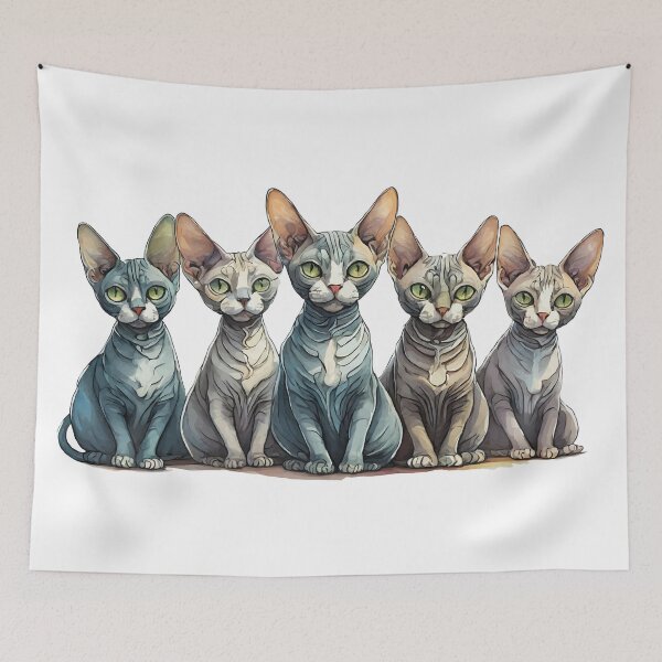 Item preview, 5 Sphynx designed and sold by Angry Swan Designs.