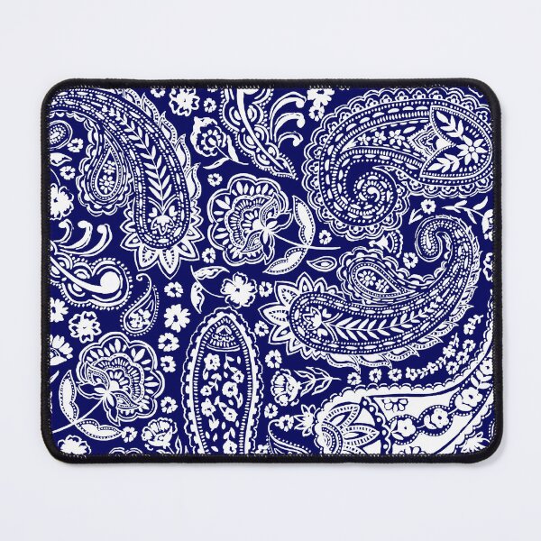 Item preview, Blue and white paisleys designed and sold by Laura Caballero.