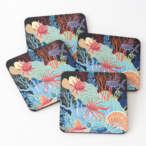 Item preview, Cute sea life on the reef designed and sold by Innercomers.