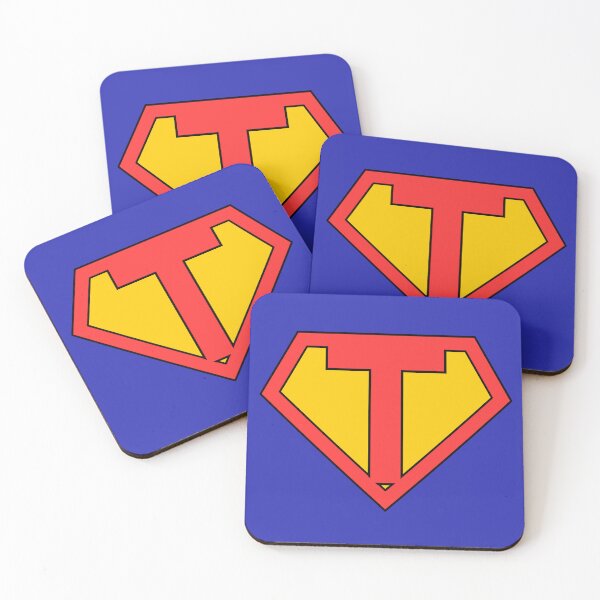 Item preview, Letter T | Super Letter | Red and Yellow designed and sold by Christiana-Art.