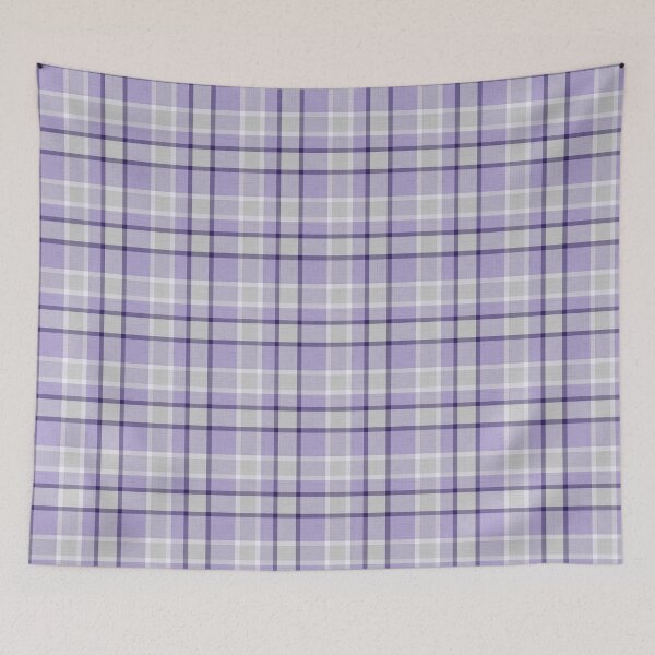 Item preview, Light gray-lilac tartan plaid.  designed and sold by marinaklykva.