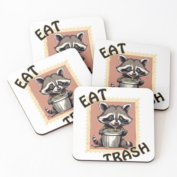 Item preview, eat trash designed and sold by darkthings design.