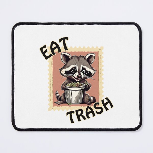 Item preview, eat trash designed and sold by darkthings design.