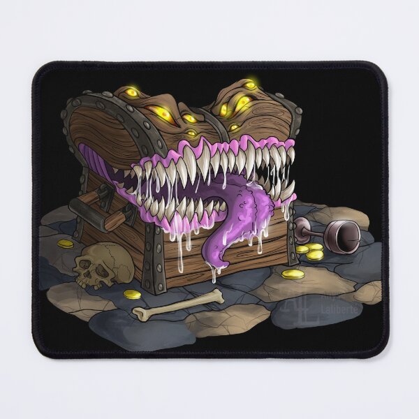 Item preview, Treasure Chest Mimic designed and sold by ArtbyAnyse.