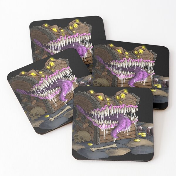 Item preview, Treasure Chest Mimic designed and sold by ArtbyAnyse.