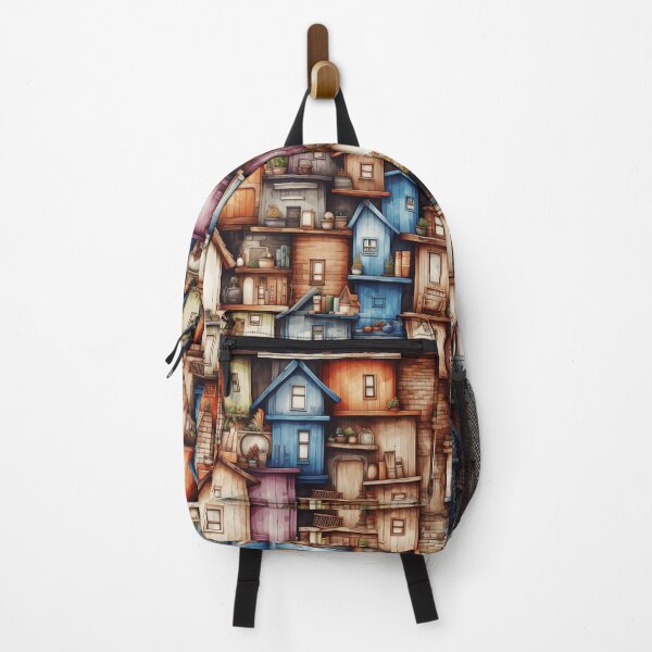 Item preview, Tiny Houses Over Houses Cute Watercolor designed and sold by Geek Updated.