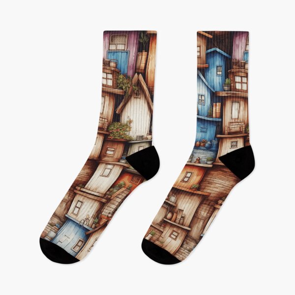 Item preview, Tiny Houses Over Houses Cute Watercolor designed and sold by Geek Updated.