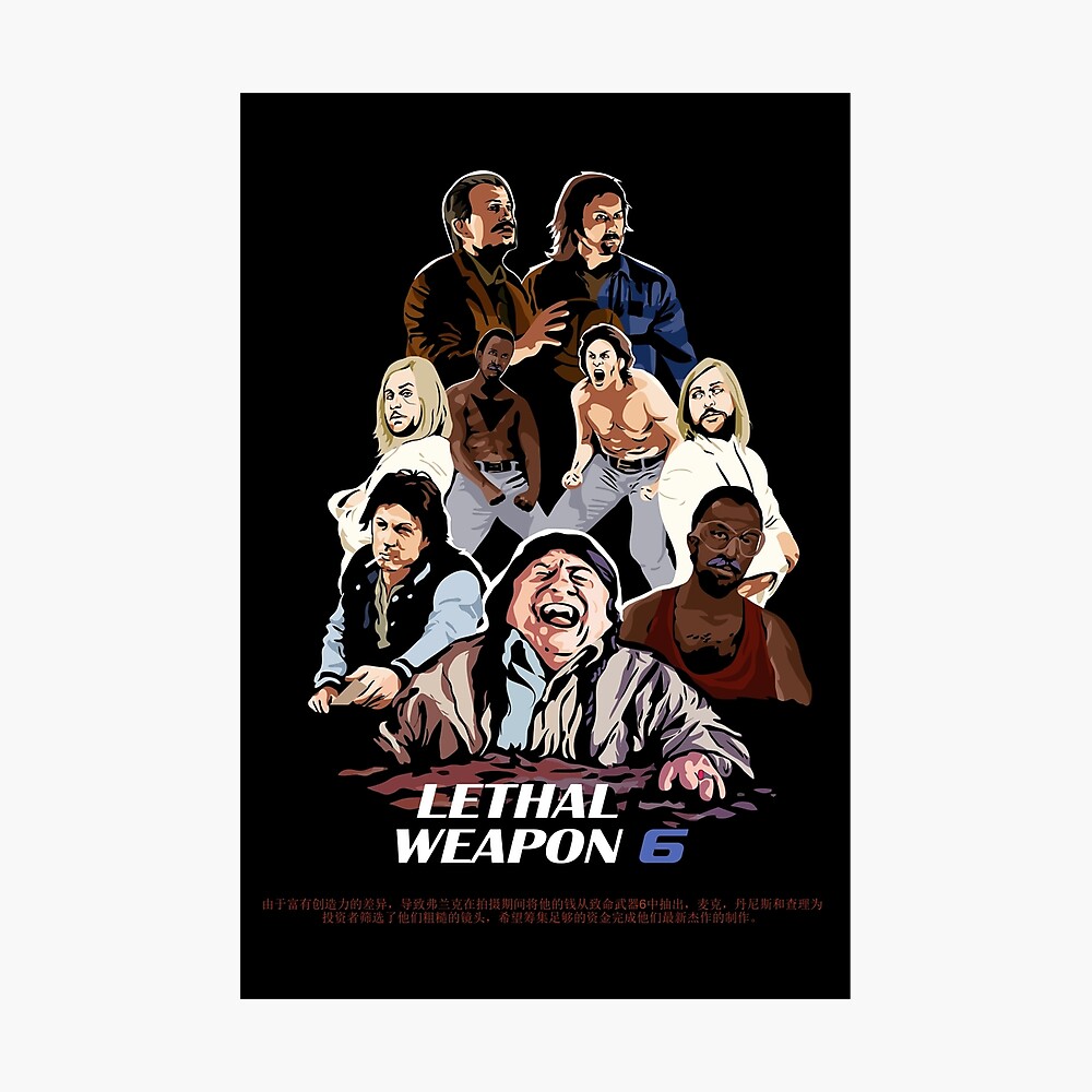 Lethal Weapon 4 Classic Large Movie Poster Art Print Maxi A1 A2 A3 A4