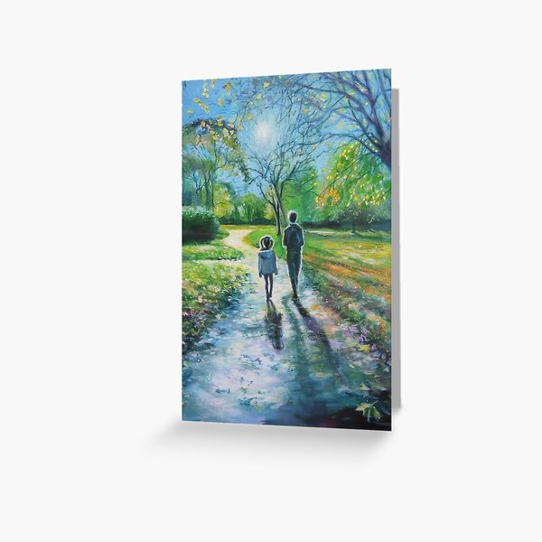 Item preview, A Walk in the Park - beautiful Autumnal sunshine designed and sold by LittleLiz.