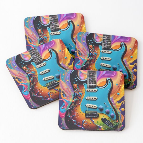 Artikelvorschau, Electric Paint Splash Guitar entworfen und verkauft von TheArtOfPat.