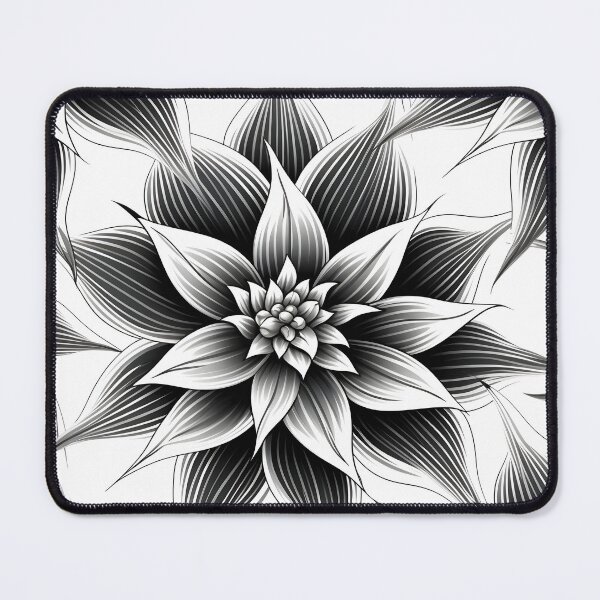 Item preview, Black and white Agave plant print designed and sold by dcrc.