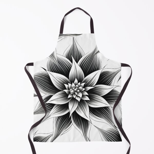 Item preview, Black and white Agave plant print designed and sold by dcrc.