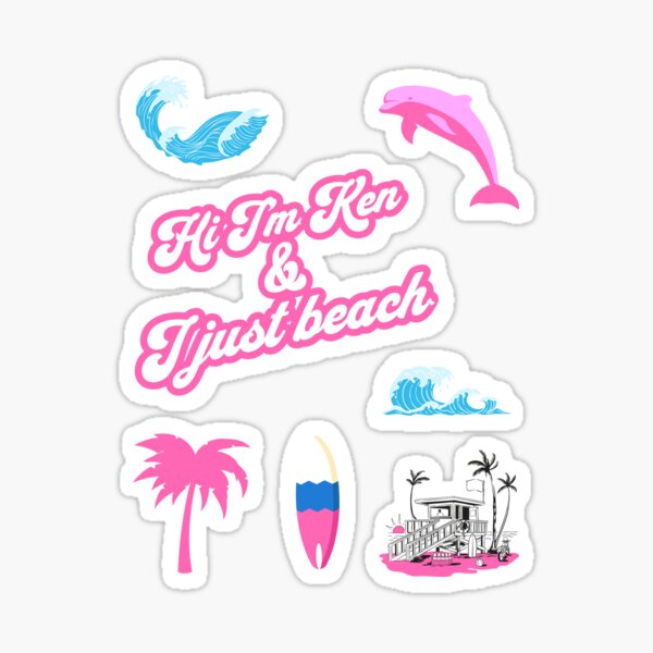 Item preview, Hi I'm Ken and I Just Beach  designed and sold by franzandsabina.