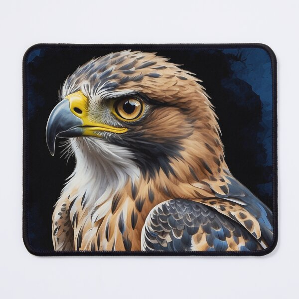 Item preview, Birth Month Bird and Flower - September Hawk & Aster designed and sold by waterhutch.