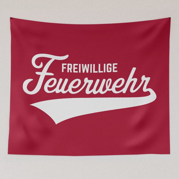 Item preview, Volunteer fire department (lettering / white) designed and sold by MrFaulbaum.
