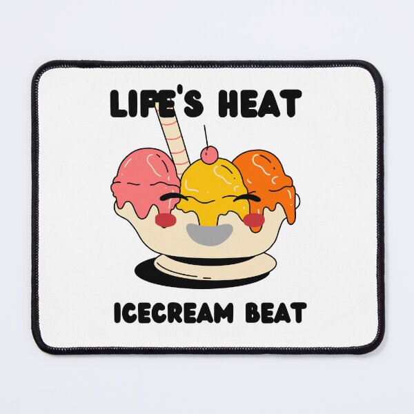 Item preview, Life's heat icecream beat for ice cream chocolate lover designed and sold by Cosmicworld07.