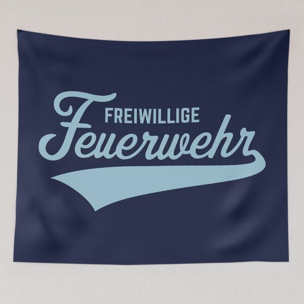 Item preview, Volunteer fire department (lettering / Sky Blue) designed and sold by MrFaulbaum.