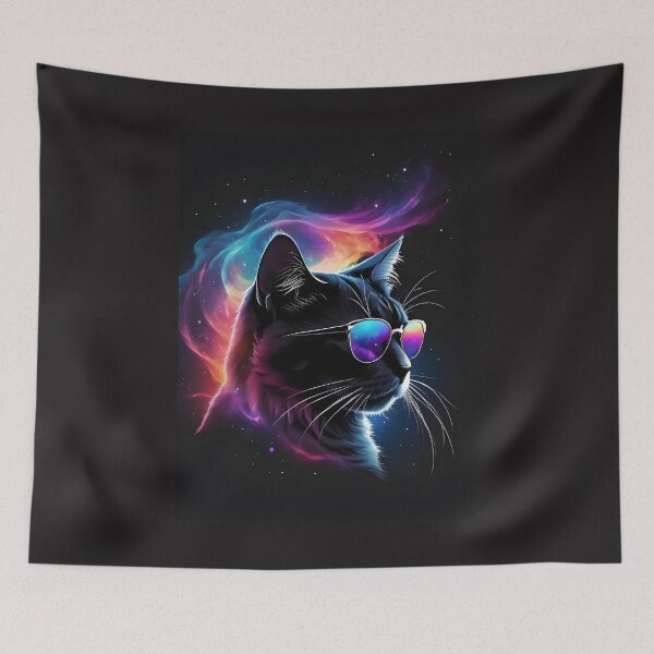 Item preview, Cat With Sunglasses | Cat Art | Animal Design | Colourful Digital Art | designed and sold by Creative-Empire.