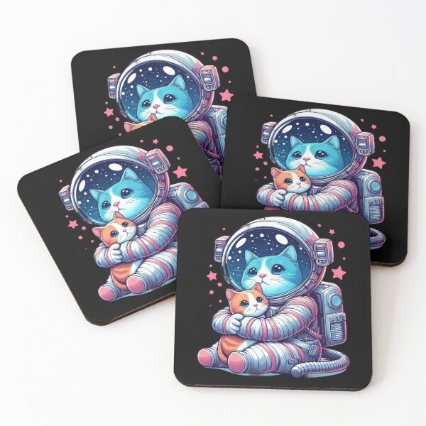 Item preview, Cute astronaut cat, space kitten designed and sold by wittyprinttop.