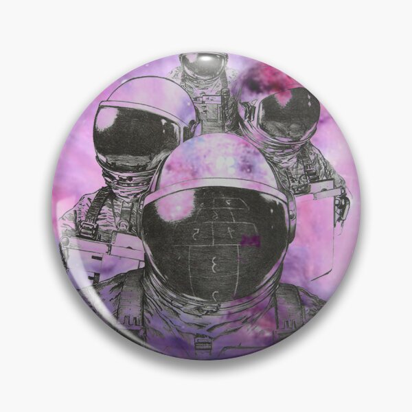 Item preview, Astronauts on the background of the cosmic sky designed and sold by DenisPri.