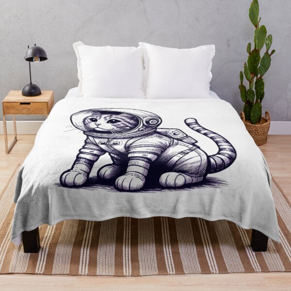 Item preview, Cute astronaut cat, space kitten designed and sold by wittyprinttop.