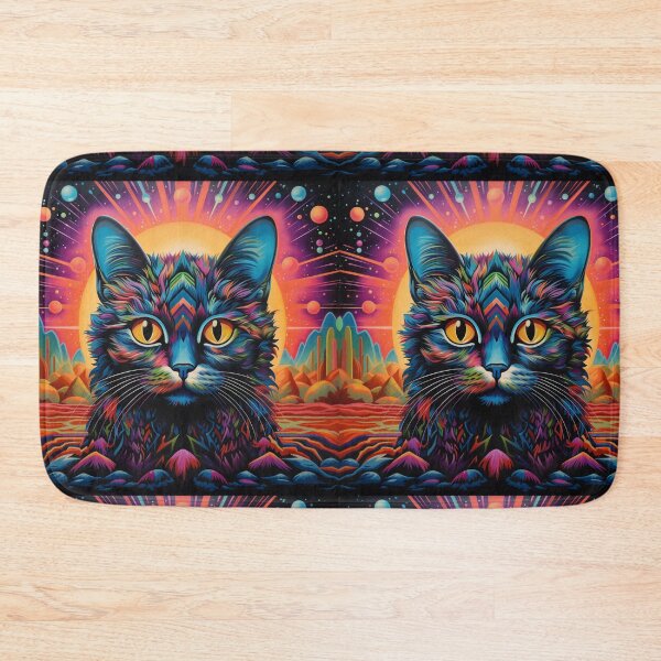 Item preview,  Louis Wain Schizophrenia Cat Painting For Cat Lovers designed and sold by Petsthetic.