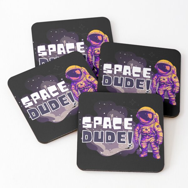 Item preview, SPACE DUDE! - ASTRONAUT SPACE FUN FUNNY CUTE ART PRINT DESIGN designed and sold by HoneyBlizz.