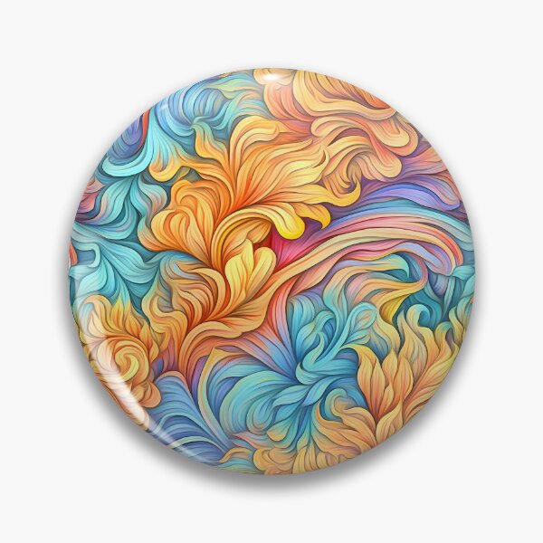 Item preview, Seamless Abstract Painting. Floral Swirls Pattern. designed and sold by GiveMeMood.