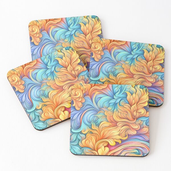 Item preview, Seamless Abstract Painting. Floral Swirls Pattern. designed and sold by GiveMeMood.