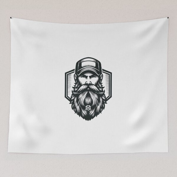 Item preview, Beard man for handsome and fashionable persons designed and sold by vectorillus.