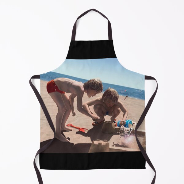 Item preview, Two children on the beach build a sandcastle designed and sold by Christophe Moussu.